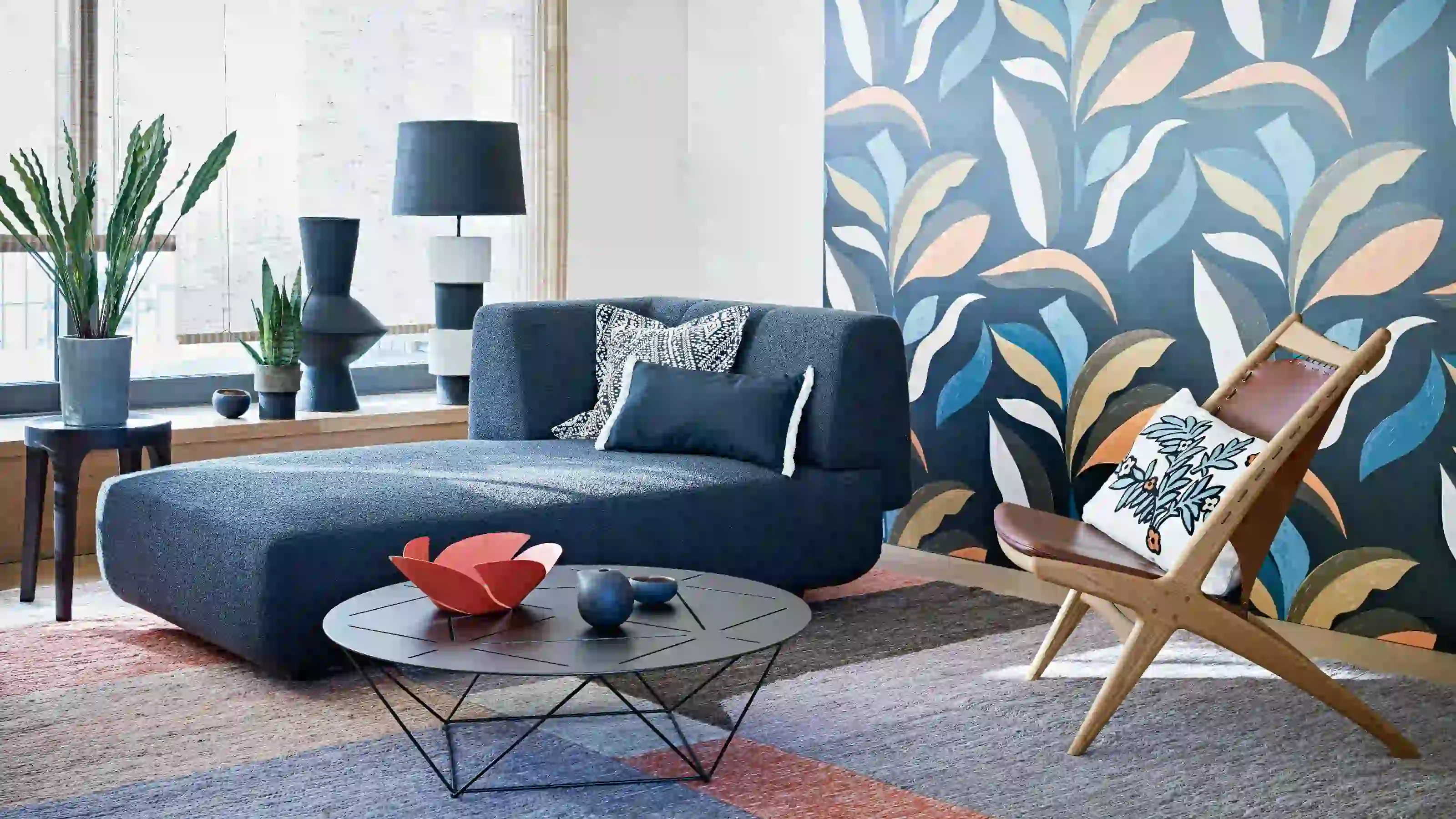Beautiful residential bedroom wallpaper installation in Las Vegas NV