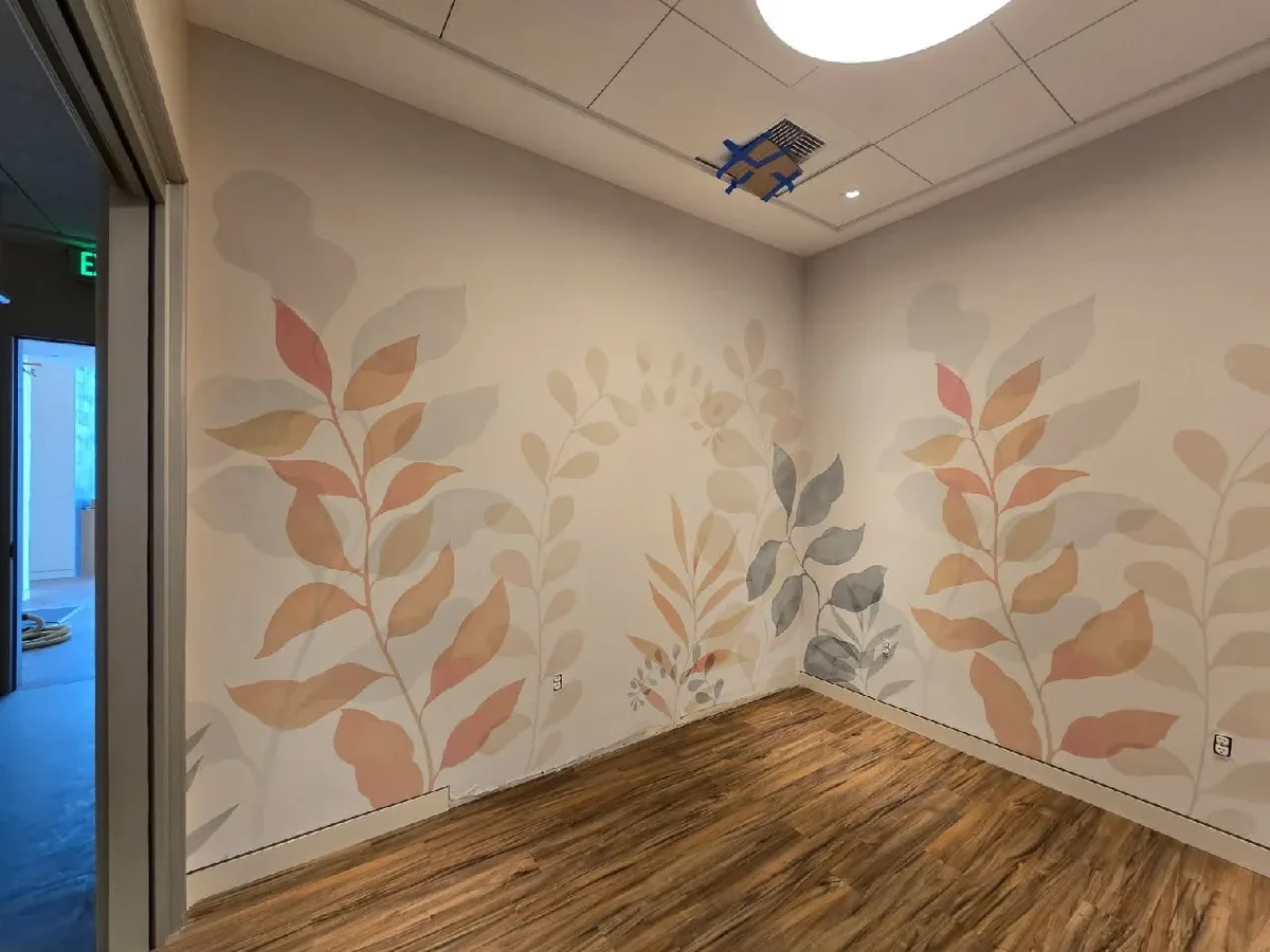 Interior wallpaper design in Sunrise Manor Nevada